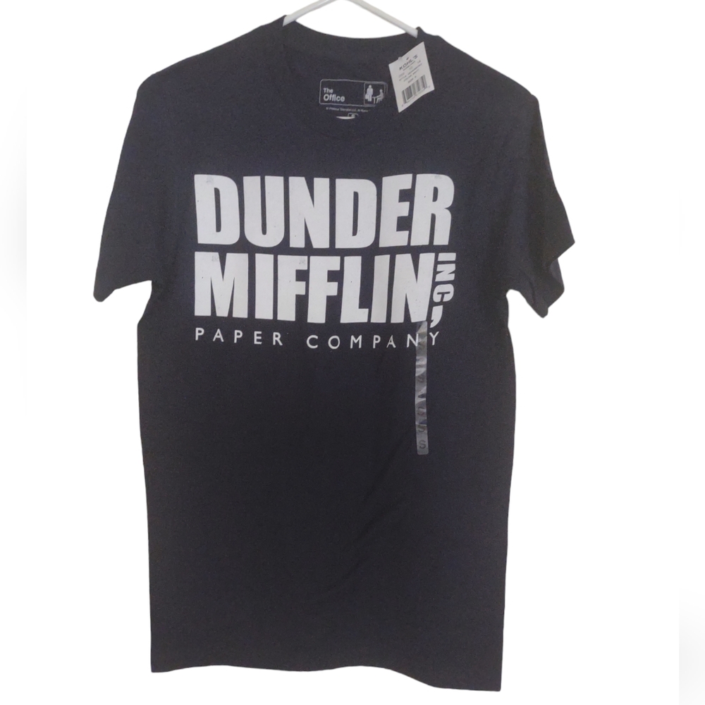 Dunder Mifflin Company inc, Navy cotton tshirt‎ Size S